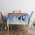 Custom Eritrea Christmas Tablecloth Santa Claus With Dromedary Camel - Wonder Print Shop