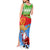 Custom Eritrea Christmas Tank Maxi Dress Santa Claus With Dromedary Camel - Wonder Print Shop