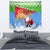 Custom Eritrea Christmas Tapestry Santa Claus With Dromedary Camel - Wonder Print Shop