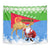 Custom Eritrea Christmas Tapestry Santa Claus With Dromedary Camel - Wonder Print Shop