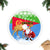 Eritrea Christmas Tree Skirt Santa Claus With Dromedary Camel - Wonder Print Shop