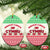 Wales Christmas Ceramic Ornament Nadolig Llawen Welsh Dragon - Wonder Print Shop