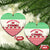 Wales Christmas Ceramic Ornament Nadolig Llawen Welsh Dragon - Wonder Print Shop