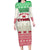 Custom Wales Christmas Family Matching Long Sleeve Bodycon Dress and Hawaiian Shirt Nadolig Llawen Welsh Dragon - Wonder Print Shop