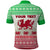 Custom Wales Christmas Polo Shirt Nadolig Llawen Welsh Dragon - Wonder Print Shop