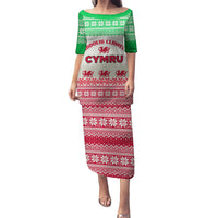 Custom Wales Christmas Puletasi Nadolig Llawen Welsh Dragon - Wonder Print Shop