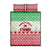 Custom Wales Christmas Quilt Bed Set Nadolig Llawen Welsh Dragon - Wonder Print Shop