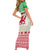Custom Wales Christmas Short Sleeve Bodycon Dress Nadolig Llawen Welsh Dragon - Wonder Print Shop