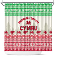 custom-wales-christmas-shower-curtain-nadolig-llawen-welsh-dragon