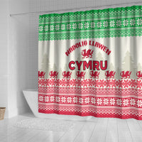 custom-wales-christmas-shower-curtain-nadolig-llawen-welsh-dragon