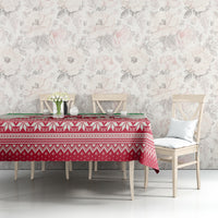 Custom Wales Christmas Tablecloth Nadolig Llawen Welsh Dragon - Wonder Print Shop