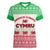 Custom Wales Christmas Women V Neck T Shirt Nadolig Llawen Welsh Dragon - Wonder Print Shop