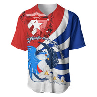 Cuba Liberation Day Baseball Jersey Patria o Muerte Venceremos Tocororo With White Mariposa - Wonder Print Shop