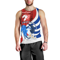 Cuba Liberation Day Men Tank Top Patria o Muerte Venceremos Tocororo With White Mariposa - Wonder Print Shop
