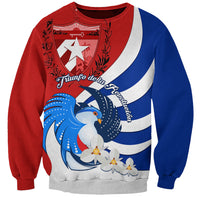 Cuba Liberation Day Sweatshirt Patria o Muerte Venceremos Tocororo With White Mariposa - Wonder Print Shop