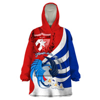 Cuba Liberation Day Wearable Blanket Hoodie Patria o Muerte Venceremos Tocororo With White Mariposa - Wonder Print Shop