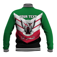 Sudan Independence Day Baseball Jacket Sudanese Secretary Bird - Wonder Print Shop