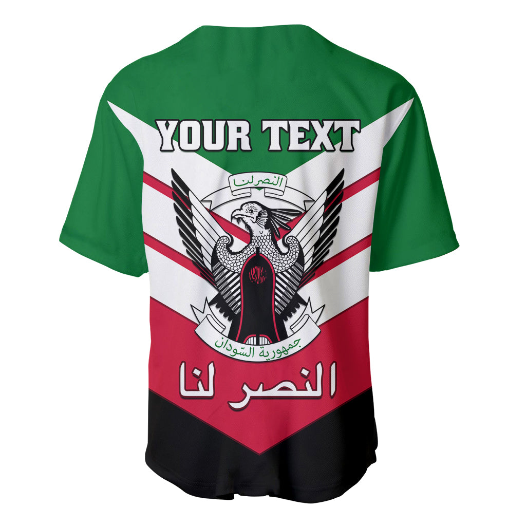 Sudan Independence Day Baseball Jersey Sudanese Secretary Bird - Wonder Print Shop