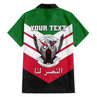 Sudan Independence Day Family Matching Long Sleeve Bodycon Dress and Hawaiian Shirt Sudanese Secretary Bird - Wonder Print Shop