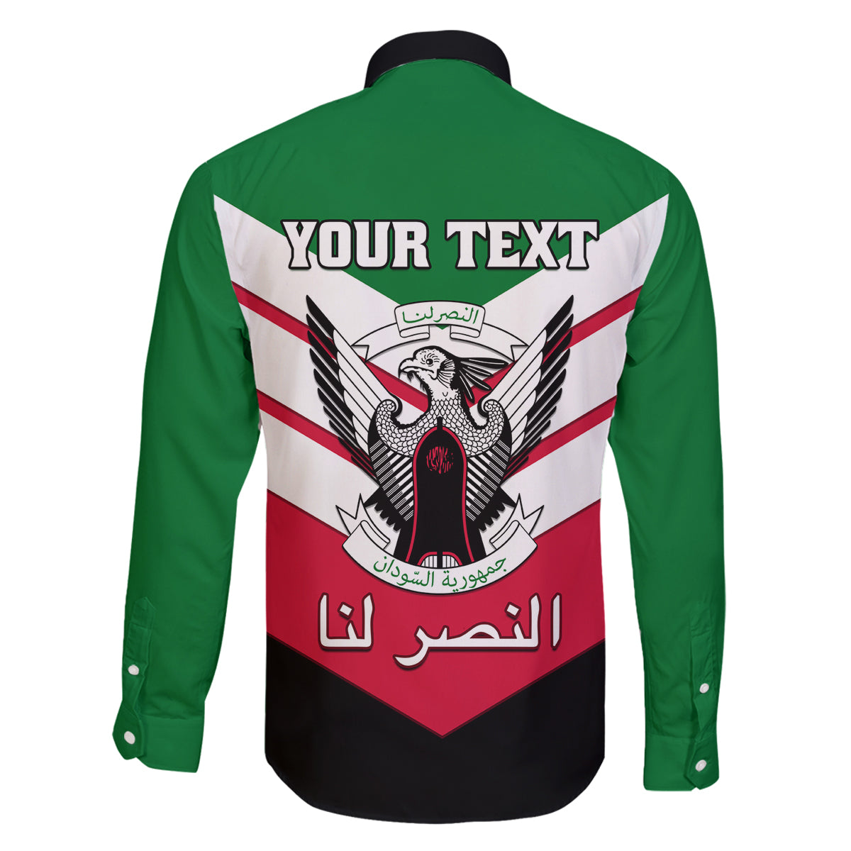 Sudan Independence Day Family Matching Long Sleeve Bodycon Dress and Hawaiian Shirt Sudanese Secretary Bird - Wonder Print Shop