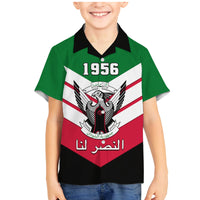 Sudan Independence Day Family Matching Mermaid Dress and Hawaiian Shirt Sudanese Secretary Bird - Wonder Print Shop