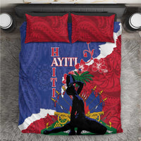 Haiti Le Marron Inconnu Bedding Set Dashiki Mix Polynesian Pattern - Wonder Print Shop