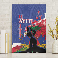 Haiti Le Marron Inconnu Canvas Wall Art Dashiki Mix Polynesian Pattern - Wonder Print Shop