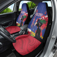 Haiti Le Marron Inconnu Car Seat Cover Dashiki Mix Polynesian Pattern - Wonder Print Shop