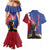 Personalised Haiti Le Marron Inconnu Couples Matching Mermaid Dress and Hawaiian Shirt Dashiki Mix Polynesian Pattern - Wonder Print Shop