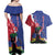 Personalised Haiti Le Marron Inconnu Couples Matching Off Shoulder Maxi Dress and Hawaiian Shirt Dashiki Mix Polynesian Pattern - Wonder Print Shop