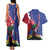 Personalised Haiti Le Marron Inconnu Couples Matching Tank Maxi Dress and Hawaiian Shirt Dashiki Mix Polynesian Pattern - Wonder Print Shop