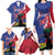 Personalised Haiti Le Marron Inconnu Family Matching Long Sleeve Bodycon Dress and Hawaiian Shirt Dashiki Mix Polynesian Pattern - Wonder Print Shop