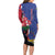 Personalised Haiti Le Marron Inconnu Family Matching Long Sleeve Bodycon Dress and Hawaiian Shirt Dashiki Mix Polynesian Pattern - Wonder Print Shop
