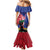 Personalised Haiti Le Marron Inconnu Family Matching Mermaid Dress and Hawaiian Shirt Dashiki Mix Polynesian Pattern - Wonder Print Shop