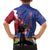Personalised Haiti Le Marron Inconnu Family Matching Off The Shoulder Long Sleeve Dress and Hawaiian Shirt Dashiki Mix Polynesian Pattern - Wonder Print Shop