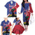Personalised Haiti Le Marron Inconnu Family Matching Off The Shoulder Long Sleeve Dress and Hawaiian Shirt Dashiki Mix Polynesian Pattern - Wonder Print Shop