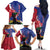 Personalised Haiti Le Marron Inconnu Family Matching Off The Shoulder Long Sleeve Dress and Hawaiian Shirt Dashiki Mix Polynesian Pattern - Wonder Print Shop