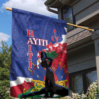 Haiti Le Marron Inconnu Garden Flag Dashiki Mix Polynesian Pattern - Wonder Print Shop