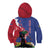 Personalised Haiti Le Marron Inconnu Kid Hoodie Dashiki Mix Polynesian Pattern - Wonder Print Shop