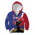 Personalised Haiti Le Marron Inconnu Kid Hoodie Dashiki Mix Polynesian Pattern - Wonder Print Shop