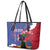 Haiti Le Marron Inconnu Leather Tote Bag Dashiki Mix Polynesian Pattern - Wonder Print Shop