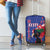 Haiti Le Marron Inconnu Luggage Cover Dashiki Mix Polynesian Pattern - Wonder Print Shop