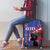 Haiti Le Marron Inconnu Luggage Cover Dashiki Mix Polynesian Pattern - Wonder Print Shop