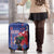 Haiti Le Marron Inconnu Luggage Cover Dashiki Mix Polynesian Pattern - Wonder Print Shop
