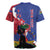 Personalised Haiti Le Marron Inconnu Rugby Jersey Dashiki Mix Polynesian Pattern - Wonder Print Shop