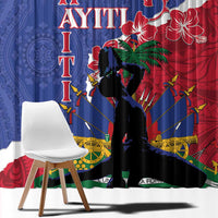 Haiti Le Marron Inconnu Window Curtain Dashiki Mix Polynesian Pattern - Wonder Print Shop