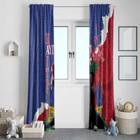 Haiti Le Marron Inconnu Window Curtain Dashiki Mix Polynesian Pattern - Wonder Print Shop