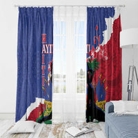 Haiti Le Marron Inconnu Window Curtain Dashiki Mix Polynesian Pattern - Wonder Print Shop