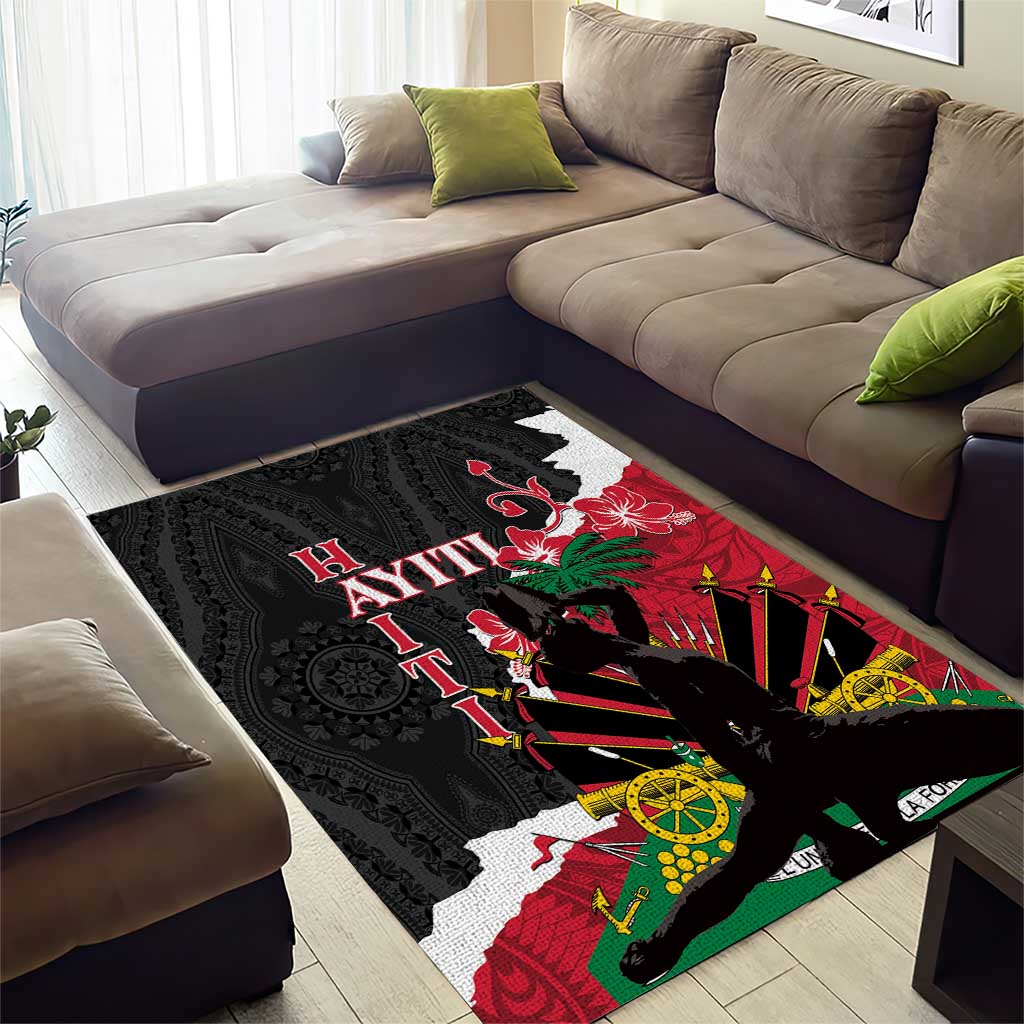 Ayiti Neg Marron Area Rug Dashiki Mix Polynesian Pattern - Wonder Print Shop