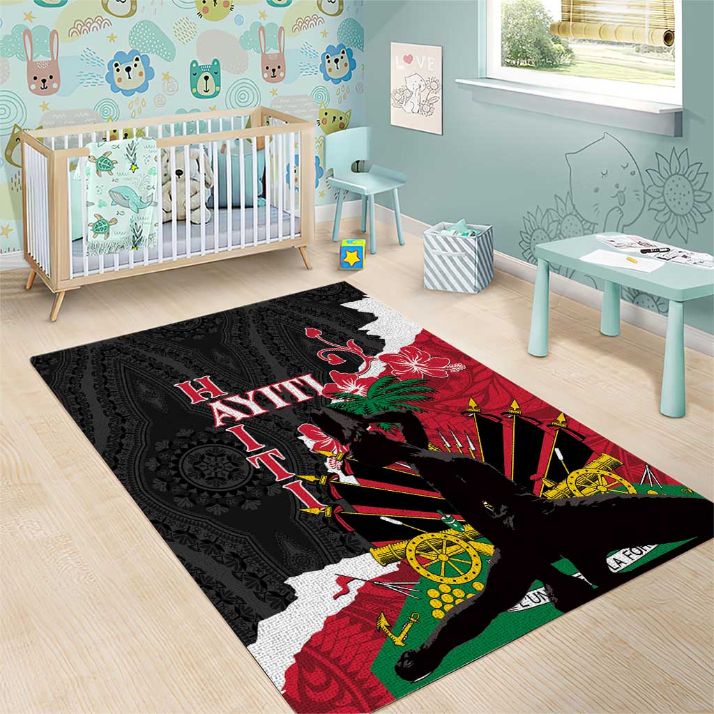 Ayiti Neg Marron Area Rug Dashiki Mix Polynesian Pattern - Wonder Print Shop